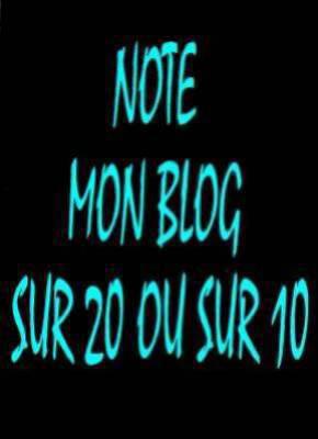note mon blog sur 20