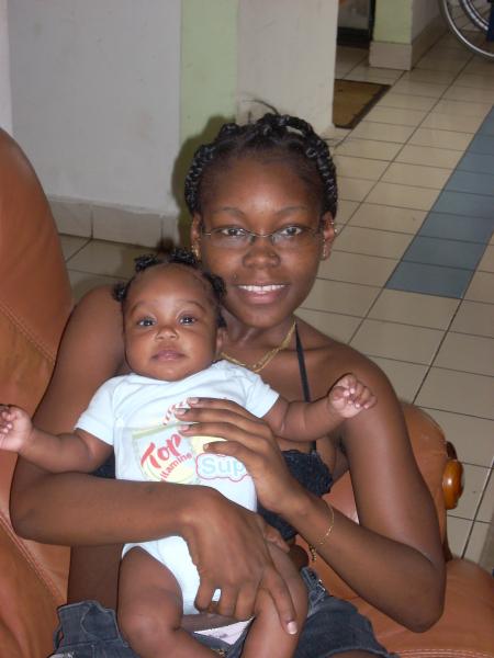ma niece et sa maman